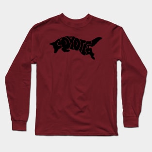 Coyote Font Long Sleeve T-Shirt